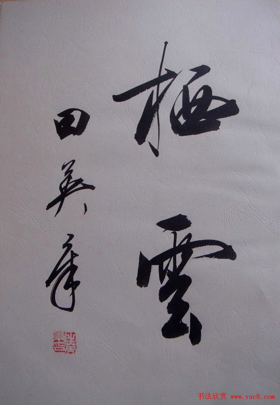 田英章2字行草书法作品第二辑10