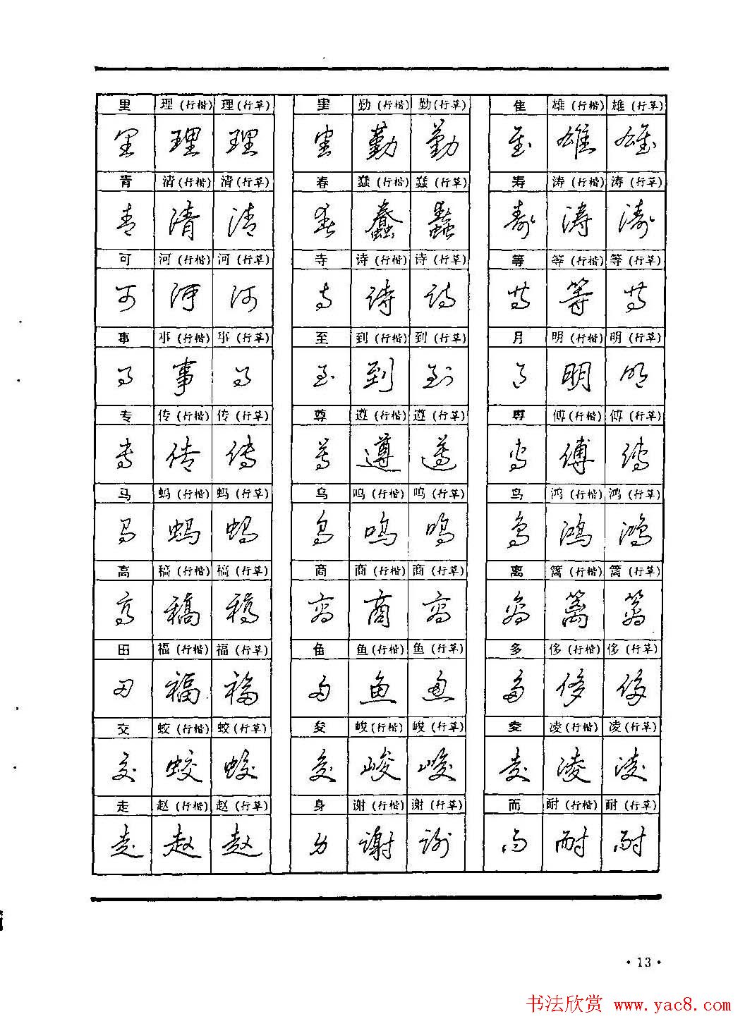 李放鸣字帖钢笔书法创作技法3