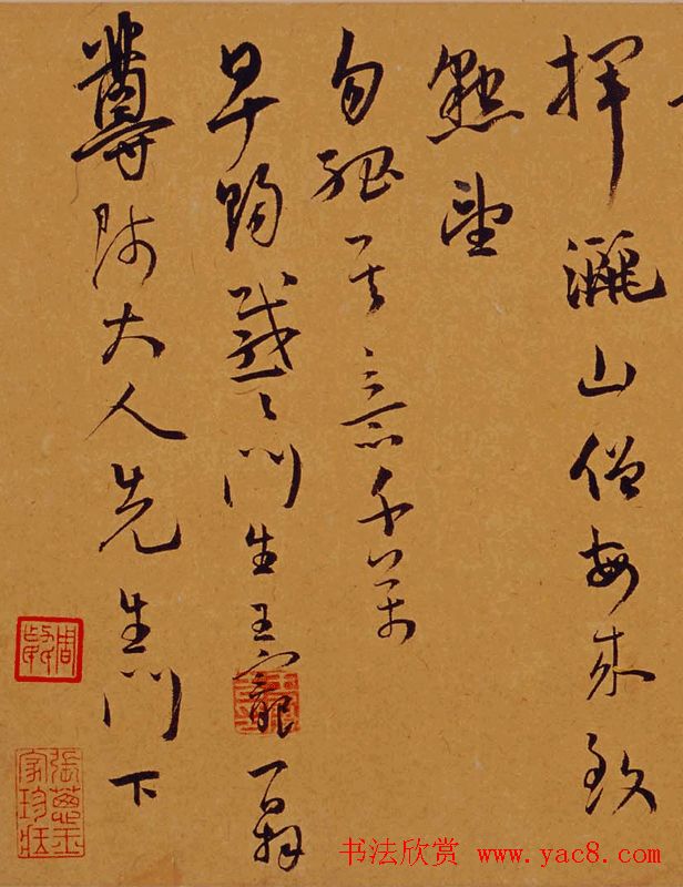 王宠书法草书作品欣赏《昨辱帖》