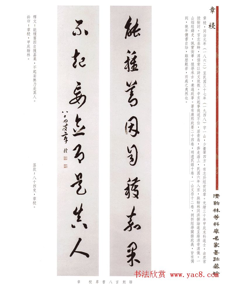 书法作品集《清翰林等科举名家墨迹藏珍》