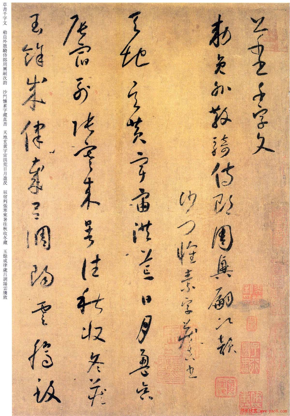 唐代怀素《小草千字文》墨迹