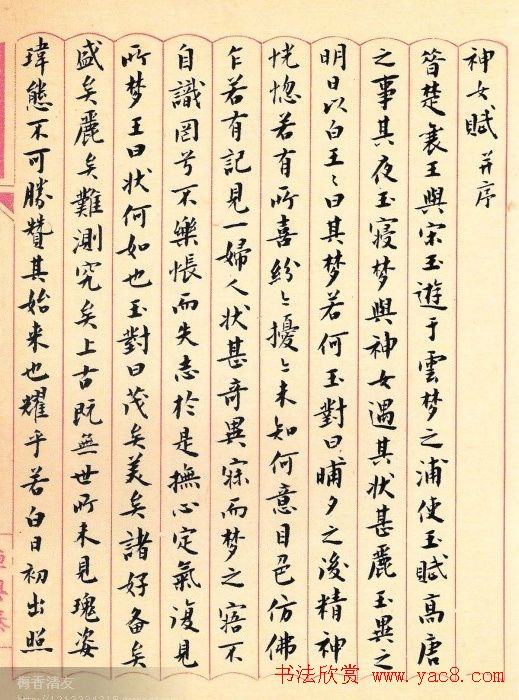 刘小晴小楷欣赏《历代名赋集》 - 第4页 _毛笔书法