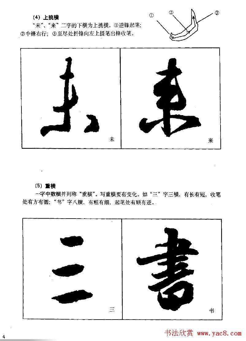 《王羲之行书入门》书法字帖用笔篇