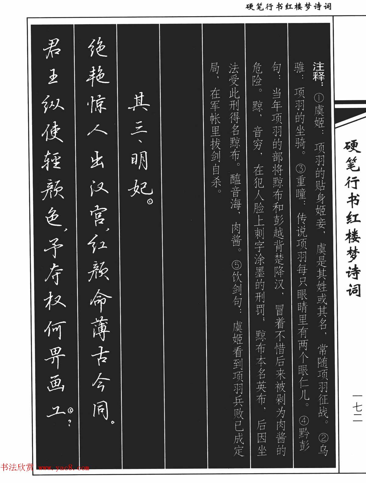 吴玉生钢笔字帖欣赏《硬笔行书红楼梦诗词》(28)