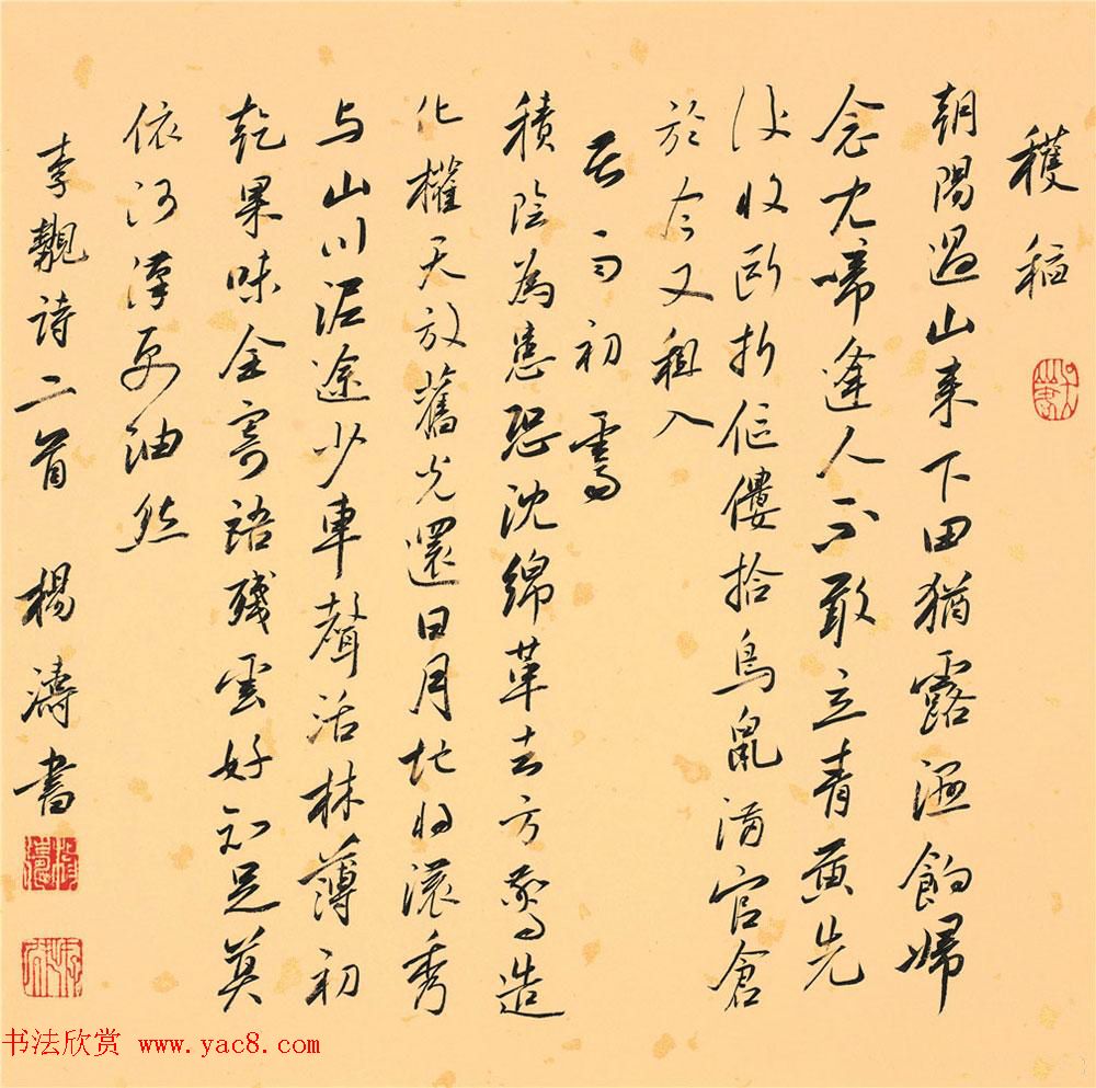 中国艺术研究院杨涛书法作品30幅