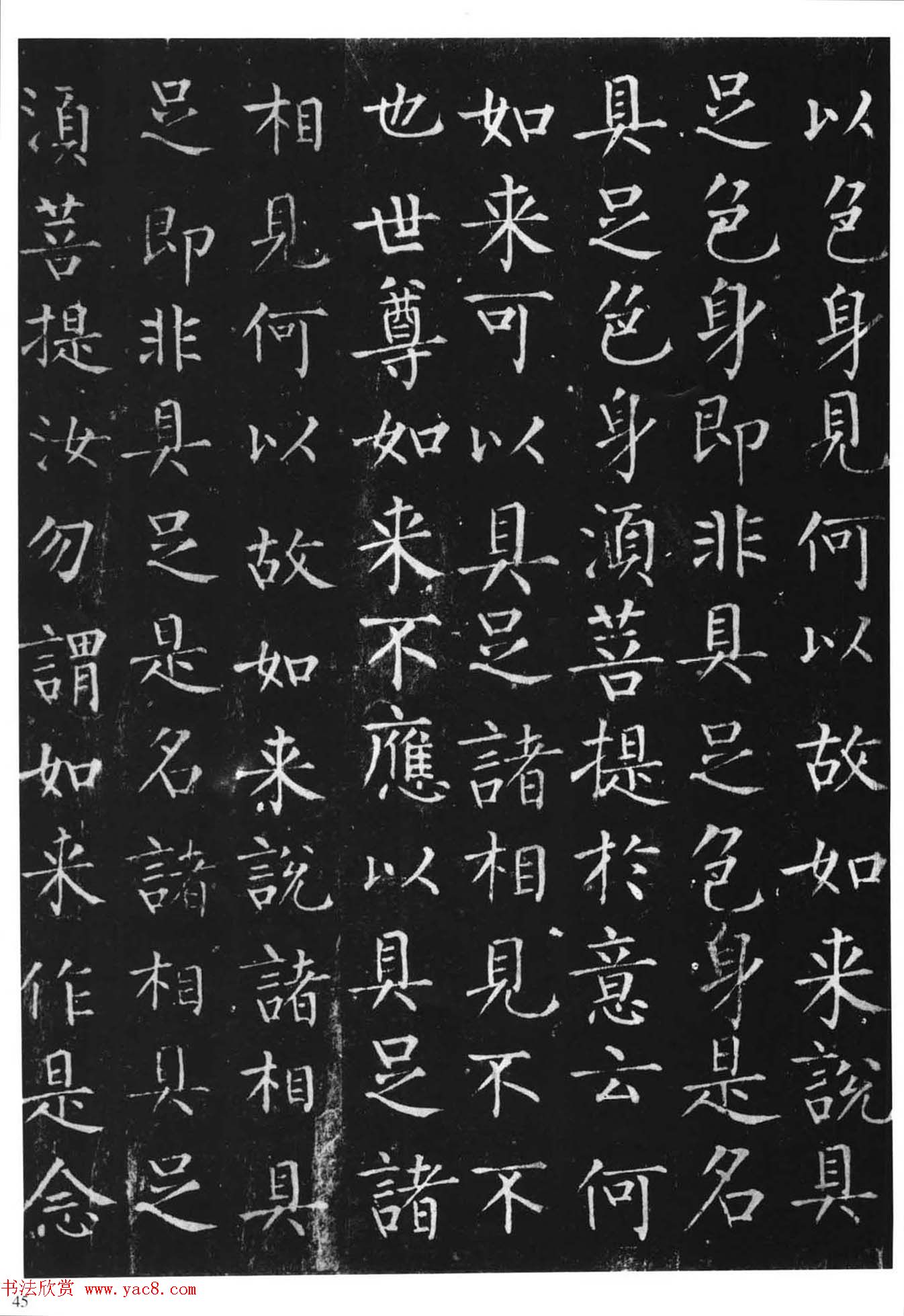 柳体楷书字帖《柳公权金刚经》(10)