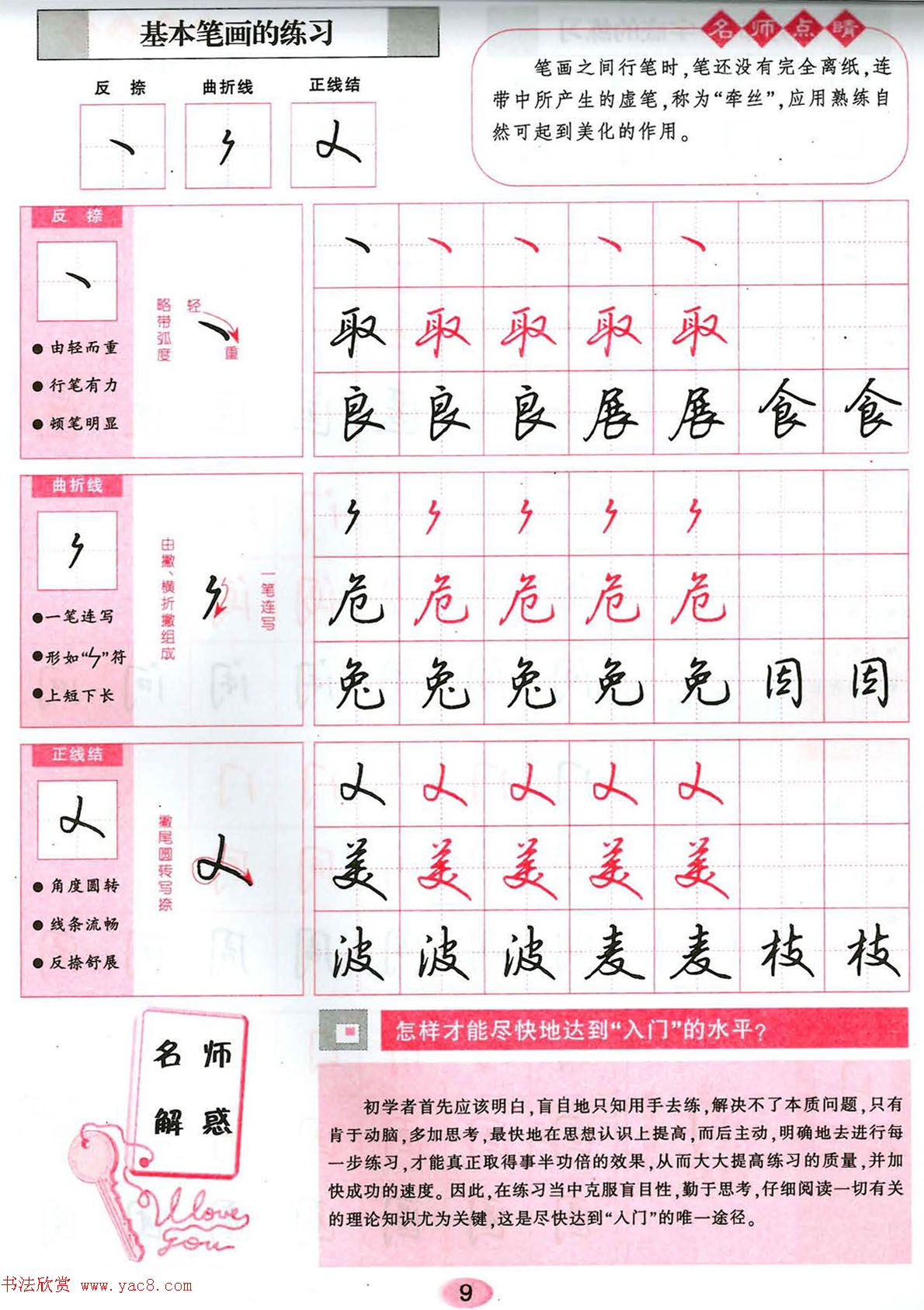 吴玉生硬笔行楷书字帖--无师自通学书法彩版(3)