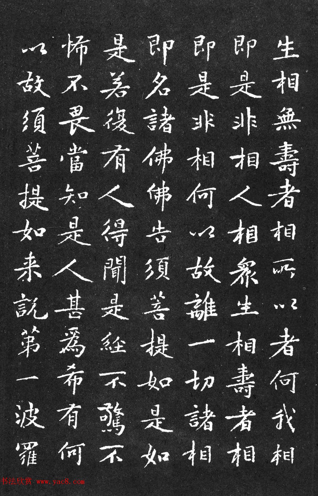 宋代黄庭坚小楷《金刚经》拓本