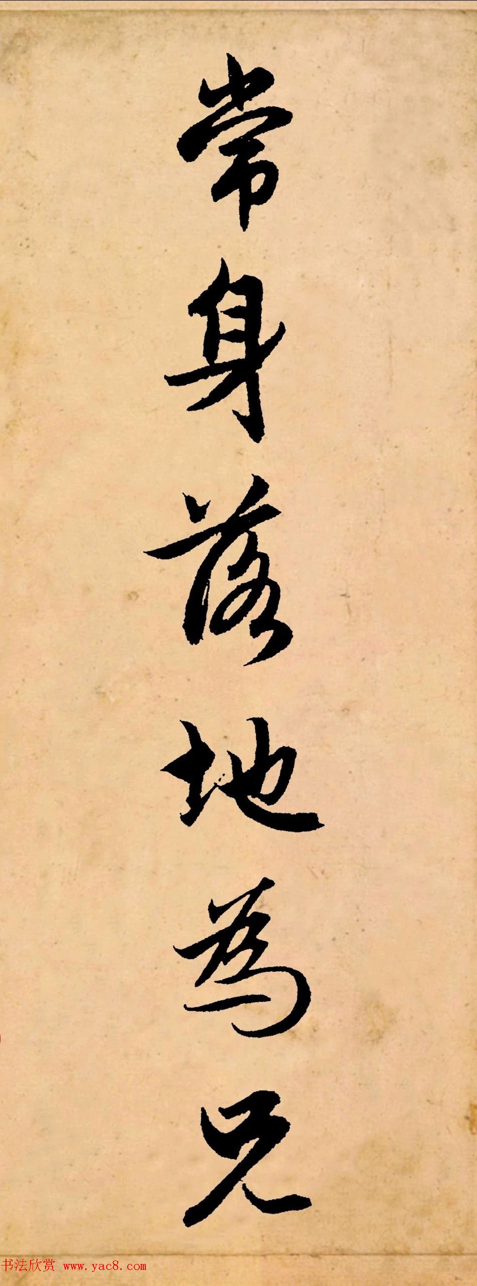 赵孟頫行书集字《长歌行》