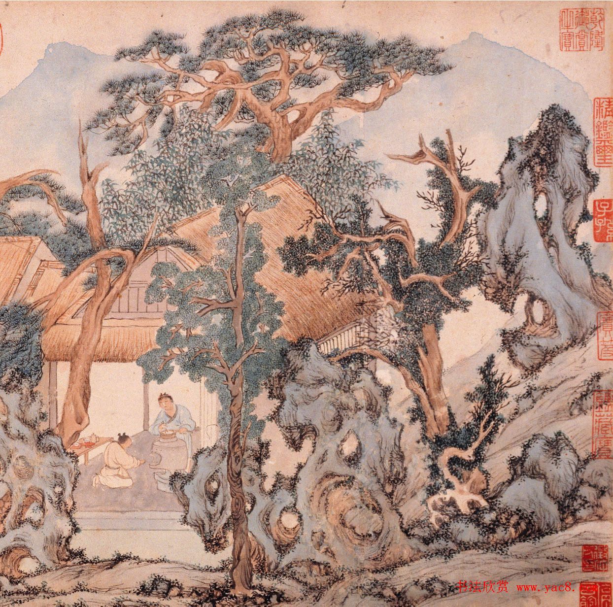 文徵明88岁小楷《真赏斋铭有叙》
