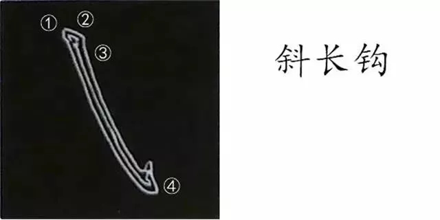 柳体字帖教程--柳公权楷书基本笔画练习