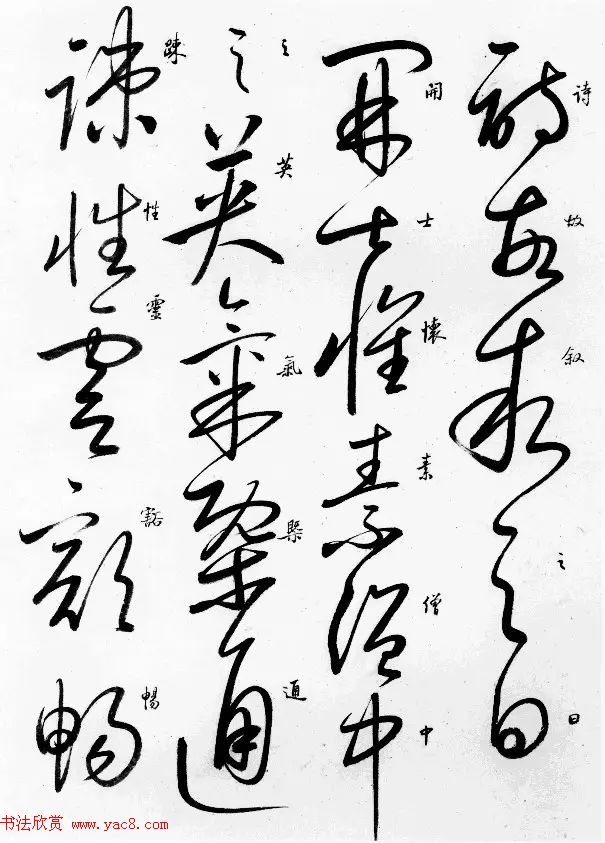 启功草书临唐怀素自叙帖