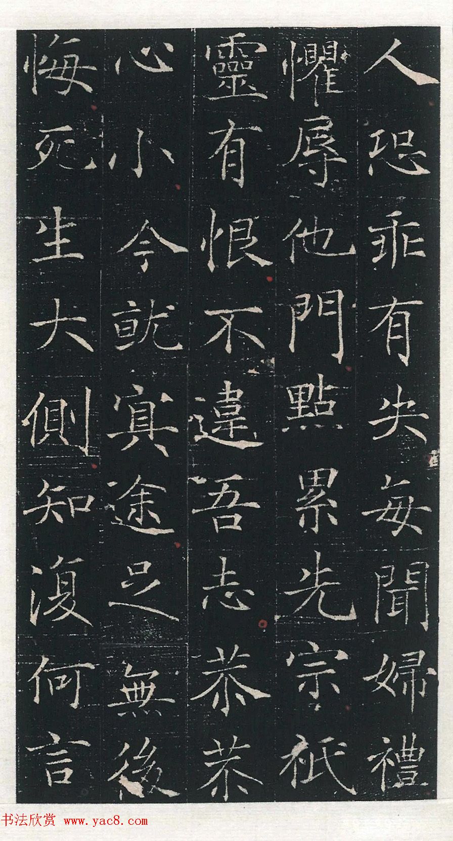 唐代楷书《殷日德墓志》颇类褚遂良书体