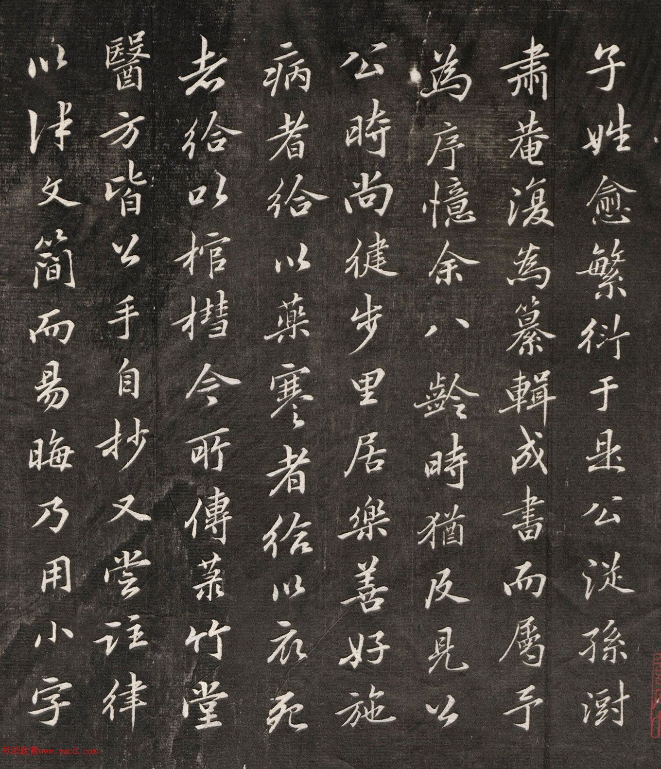 朱彝尊行楷书《姚氏谱序》