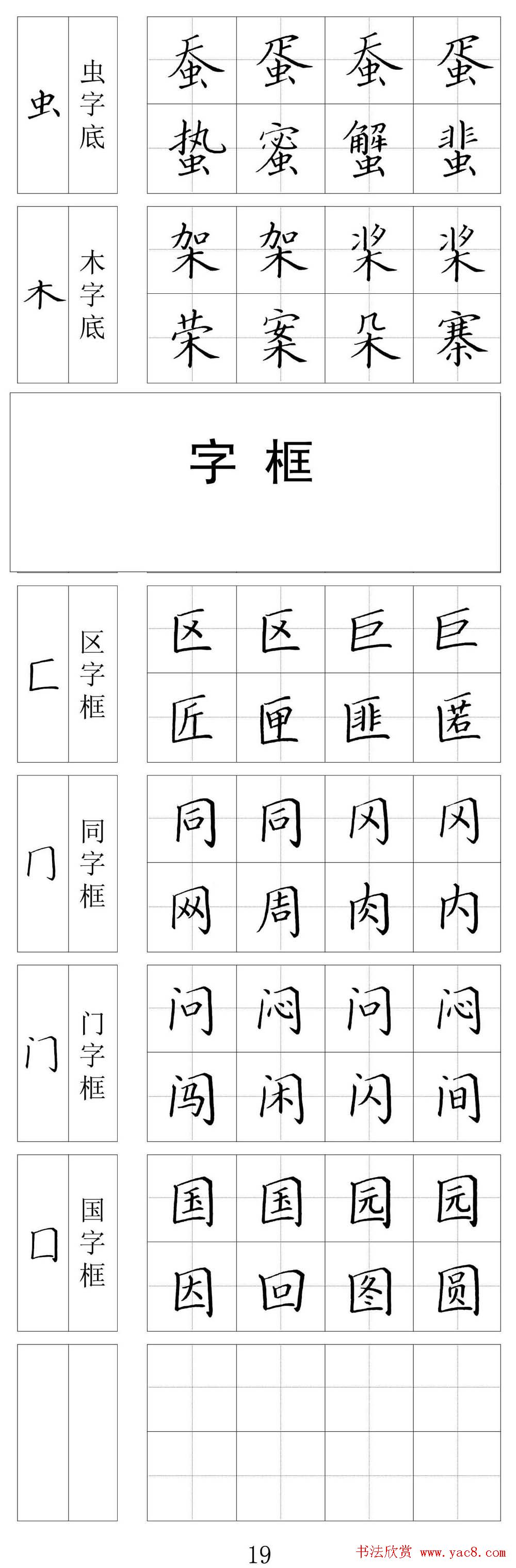 王云厚硬笔书法字帖钢笔楷书教材19