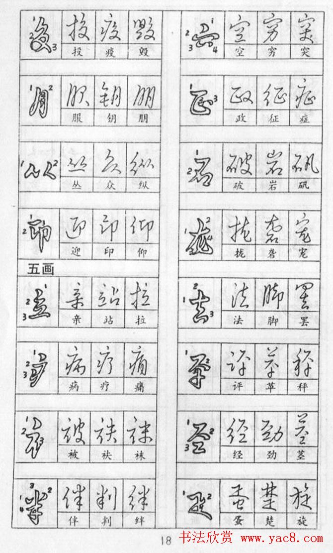 黄若舟经典字帖《怎样快写钢笔字》