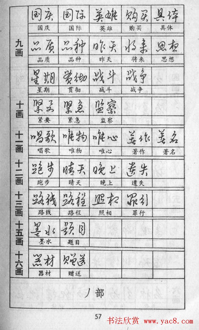 黄若舟经典字帖《怎样快写钢笔字》