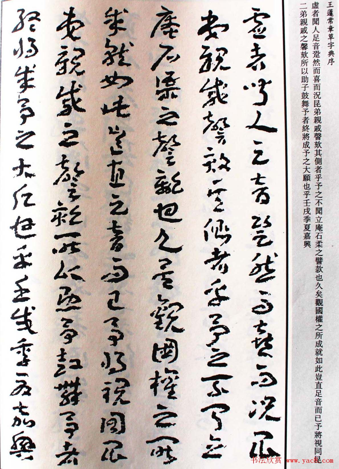 王蘧常草书欣赏《章草字典序》 - 第3页书法空间书法欣赏