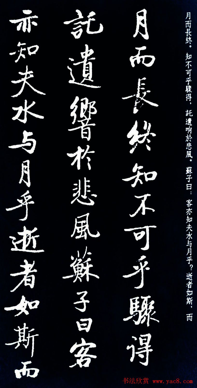 启功书法《临苏东坡前后赤壁赋》 - 第12页书法空间书法欣赏