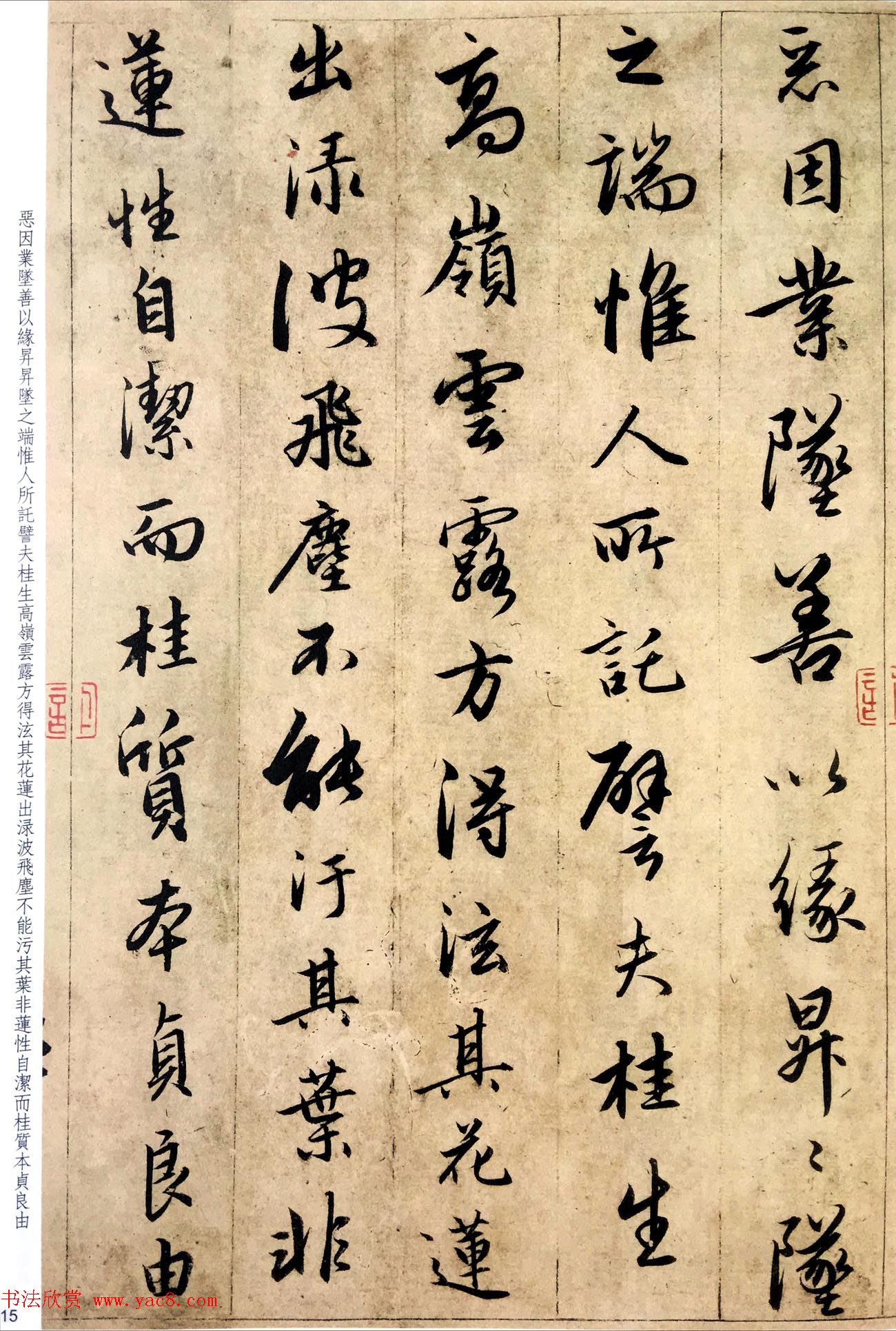 赵孟頫六十岁书法临圣教序高清彩版8