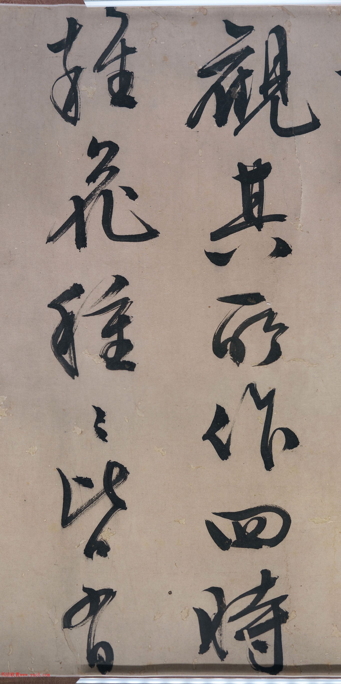 文徵明行草书跋陈淳四季花卉图